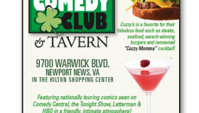 Cozzy’s Comedy Club print ad