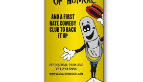 Funny Bone Comedy Club & Restaurant print ad