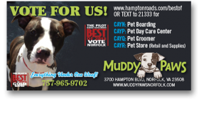 Muddy Paws newspaper ad