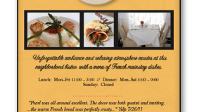 Pearl French Bistro print ad