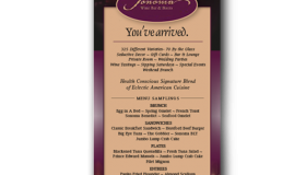 Sonoma Wine Bar & Bistro print ad