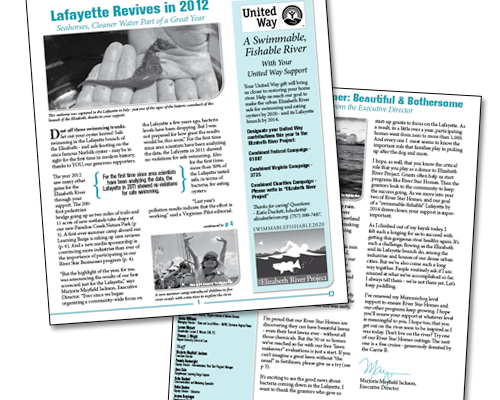 Elizabeth River Project: Mudflats Newsletter