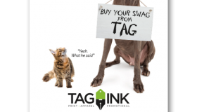 Tag-Ink Self-Promo: Veterinary Clinics Postcard